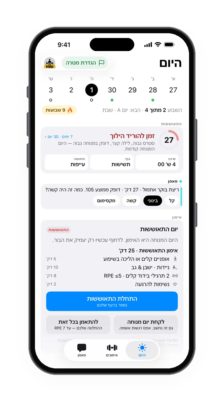 מסך היום בבוקר קשה: התוכנית הותאמה, וכל שינוי עם הסיבה שלו